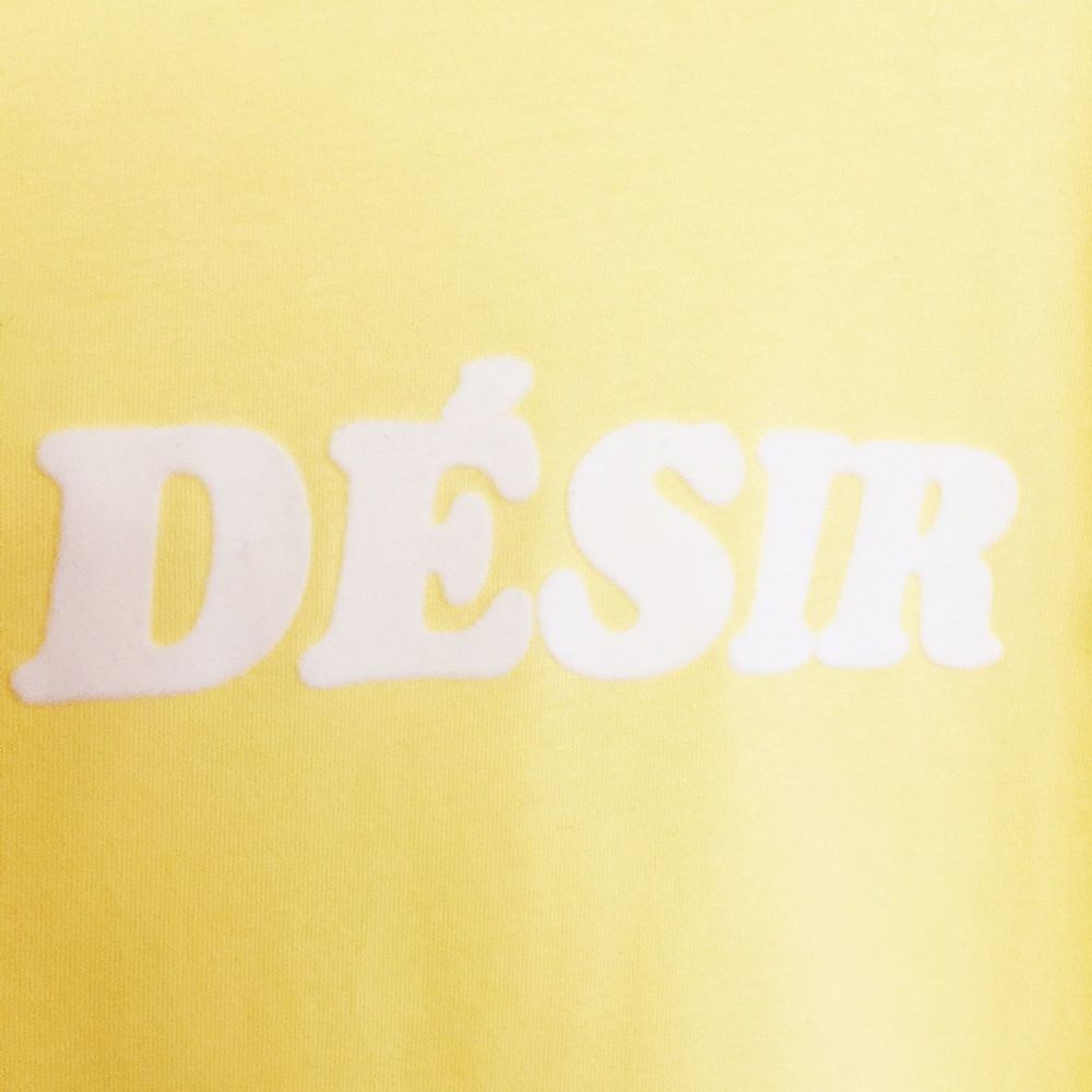 Sandro Paris NWT Men’s Désir Yellow Tee Shirt L - Picture 2 of 4